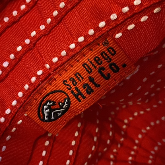 San Diego Hat Co.Red Bucket Hat - Picture 3 of 7